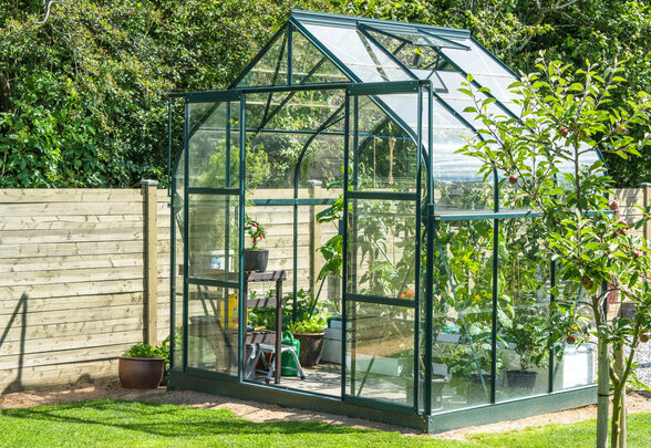 Serre de jardin - Agrandir l'image, fenêtre modale